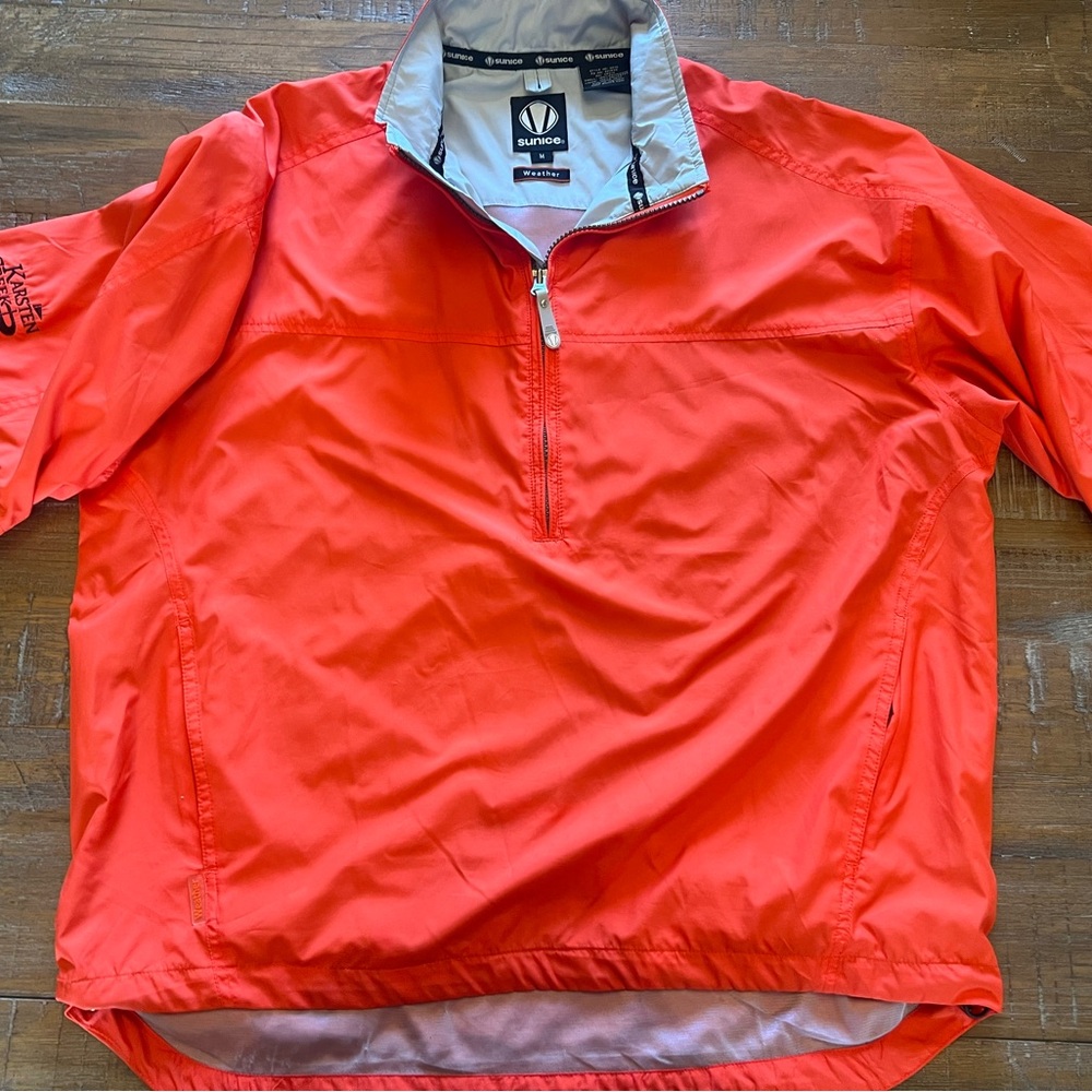 Sunice Men’s Bright Orange Weather Jacket